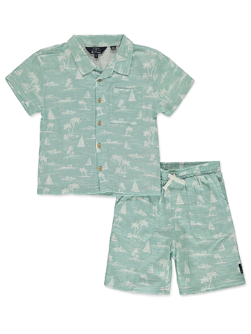 Ben Sherman Boys' 2-Piece Cabana Shorts Set Outfit - CookiesKids.com
