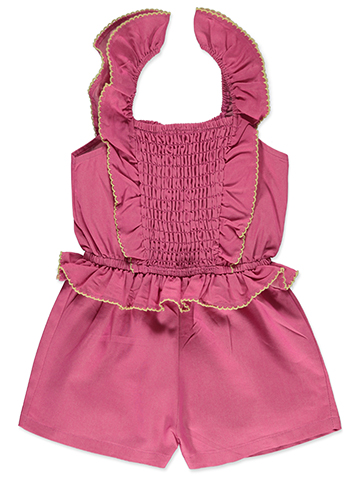 Vince Camuto Girls' Ruched Romper - CookiesKids.com