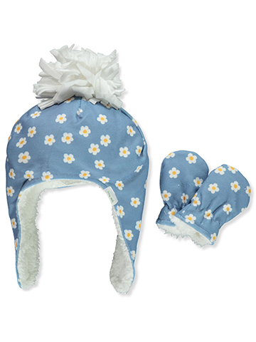 Little Me Girls' 2-Piece Hat & Mittens Set - CookiesKids.com