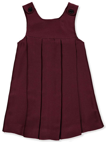 Cookie’s Girls’ Button-Shoulder Pleated Jumper - CookiesKids.com
