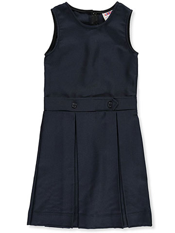 Cookie's Girls' Pleated School Dress with Plaid Skirt - CookiesKids.com