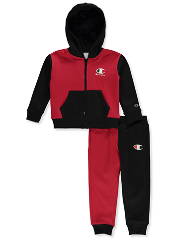 Champion Boys' 2-Piece Fleece Joggers Set Outfit - CookiesKids.com
