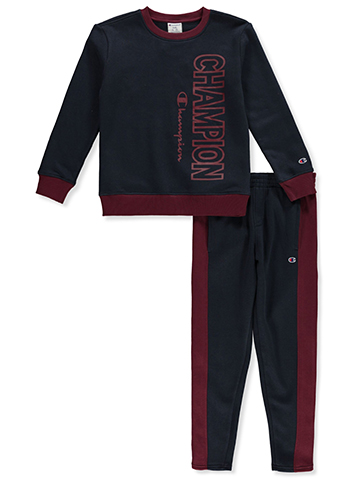 Champion Boys' 2-Piece Fleece Joggers Set Outfit - CookiesKids.com