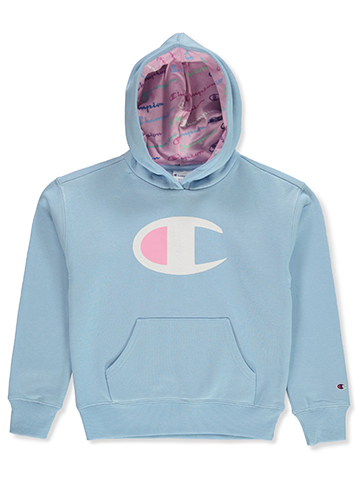 Champion Girls' Fleece Logo Hoodie - CookiesKids.com