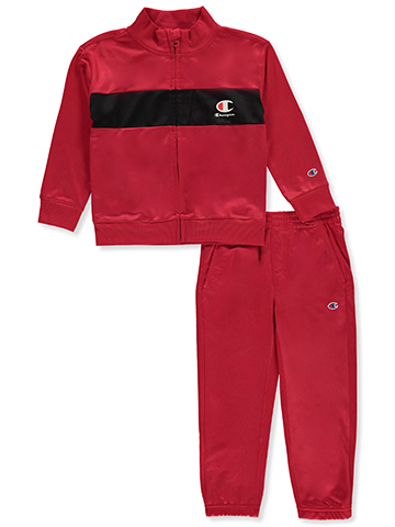 Champion Boys' 2-Piece Tricot Tracksuit Set Outfit - CookiesKids.com