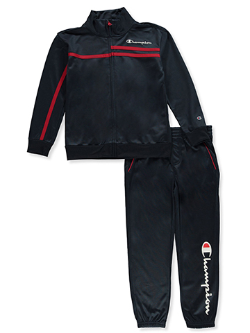 Champion Boys' 2-Piece Tricot Tracksuit Set Outfit - CookiesKids.com