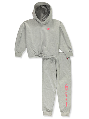 Champion Girls' 2-Piece Joggers Set Outfit - CookiesKids.com