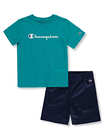 Champion Boys' 2-Piece Shorts Set Outfit - CookiesKids.com