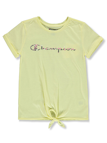 Champion Girls' Tied Signature T-Shirt - CookiesKids.com