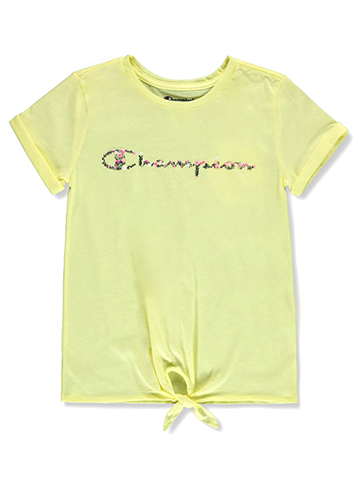 Champion Girls' Tied Signature T-Shirt - CookiesKids.com