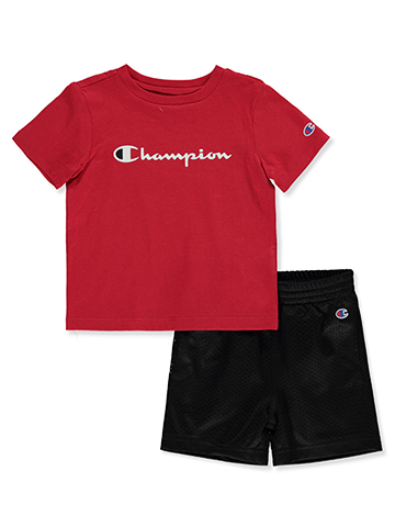 Champion Boys' 2-Piece Edge Shorts Set Outfit - CookiesKids.com