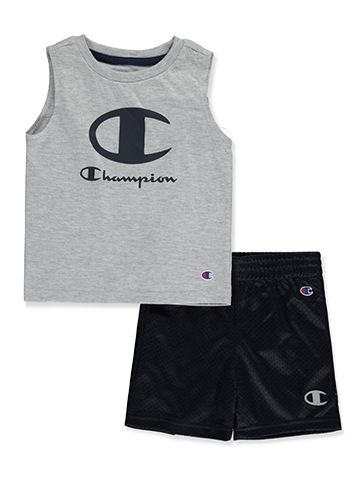 Champion Boys' 2-Piece Elite Shorts Set Outfit - CookiesKids.com