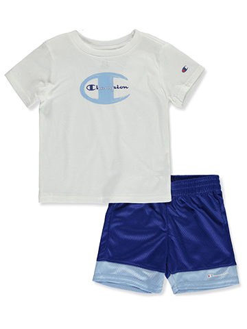 Champion Boys' 2-Piece Wave Shorts Set Outfit - CookiesKids.com