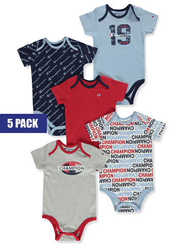 Champion Baby Boys' 5-Pack Bodysuits - CookiesKids.com