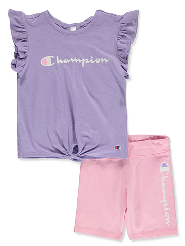 Champion Girls' 2-Piece Bike Shorts Set - CookiesKids.com
