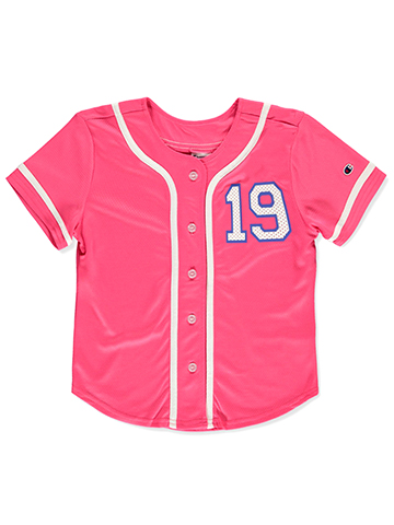 Champion Girls' Baseball Jersey Top - CookiesKids.com