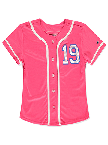 Champion Girls' Baseball Jersey Top - CookiesKids.com