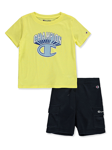 Champion Boys' 2-Piece Haze Shorts Set Outfit - CookiesKids.com