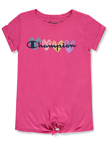 Champion Girls' Hearts T-Shirt - CookiesKids.com