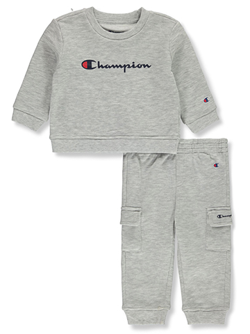 Champion Baby Boys' 2-Piece Cargo Joggers Set Outfit - CookiesKids.com