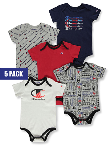 Champion Baby Boys' 5-Pack Bodysuits - CookiesKids.com