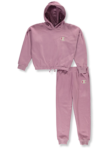 Champion Girls' 2-Piece Jogger Set Outfit - CookiesKids.com