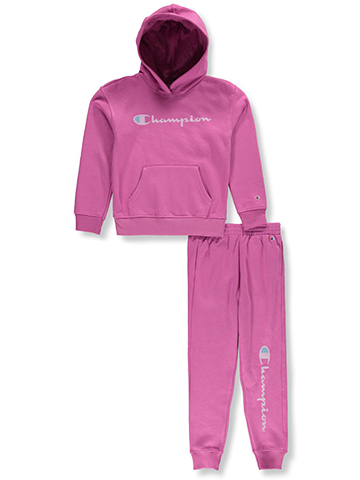 Champion Girls' 2-Piece Jogger Set Outfit - CookiesKids.com