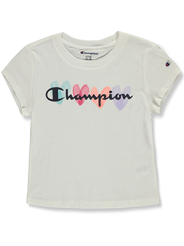 Champion Girls' Hearts T-Shirt - CookiesKids.com