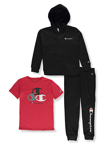 Champion Boys' 3-Piece Joggers Set Outfit - CookiesKids.com