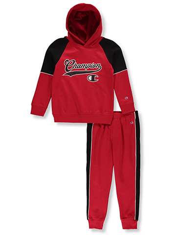 Champion Boys' 2-Piece Varsity Joggers Set Outfit - CookiesKids.com
