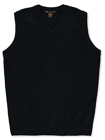 Harriton Adult Size Unisex V-Neck Sweater Vest - CookiesKids.com