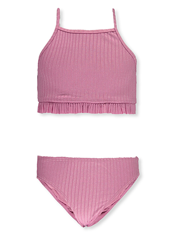 Breaking Waves Girls' 2-Piece Tankini Swimsuit Set - CookiesKids.com