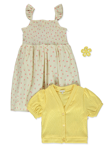 Btween Girls' 3-Piece Dress Set Outfit - CookiesKids.com