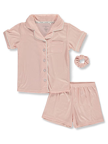 Catherine Malandrino Girls' 3-Piece Coat Pajamas Set - CookiesKids.com