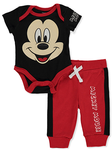Disney Mickey Mouse Baby Boys' 2-Piece Joggers Set Outfit - CookiesKids.com
