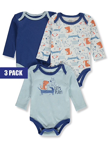 Mini Beare Baby Boys' 3-Pack Bodysuits - CookiesKids.com