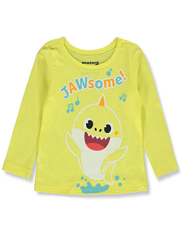 Baby Shark Baby Girls' Long-Sleeve T-Shirt - CookiesKids.com