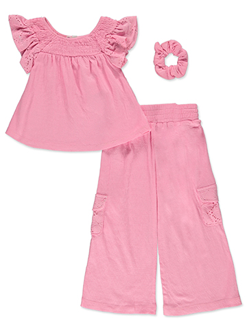 Nannette Girls' 3-Piece Pants Set Outfit - CookiesKids.com
