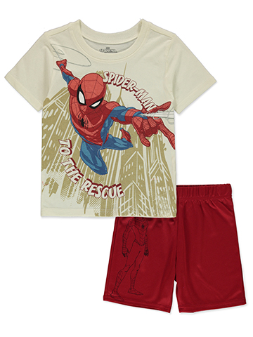 Spider-Man Boys' 2-Piece Shorts Set Outfit - CookiesKids.com