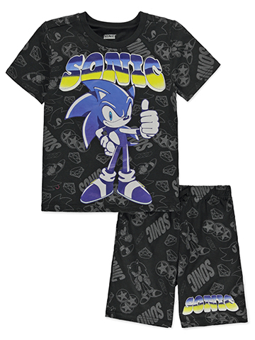 Sonic The Hedgehog Boys' 2-Piece Shorts Set Outfit - CookiesKids.com