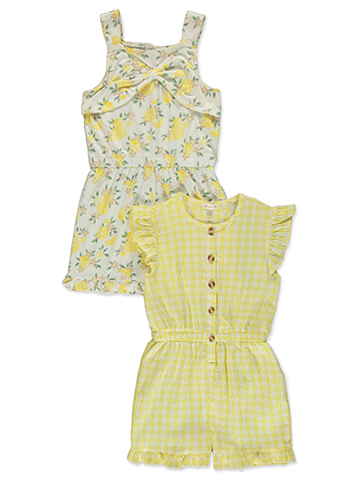 Nanette Girls' 2-Pack Rompers - CookiesKids.com