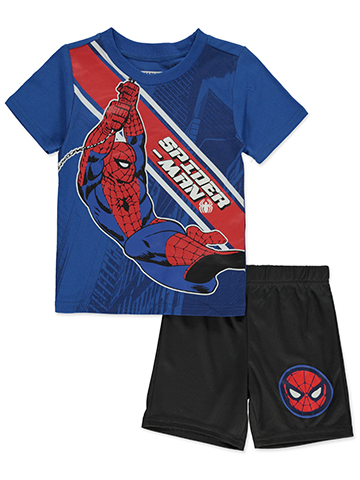 Spider-Man Boys' 2-Piece Shorts Set Outfit - CookiesKids.com