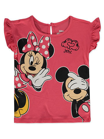 Disney Minnie Mouse Girls' Mickey T-Shirt - CookiesKids.com