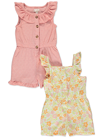 Nanette Girls' 2-Pack Rompers - CookiesKids.com