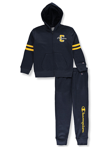 Champion Boys' 2-Piece Varsity Joggers Set Outfit - CookiesKids.com