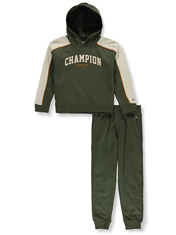 Champion Boys' 2-Piece Colorblock Joggers Set Outfit - CookiesKids.com