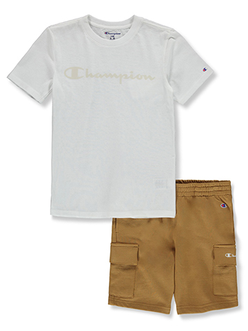 Champion Boys' 2-Piece Shorts Set Outfit - CookiesKids.com