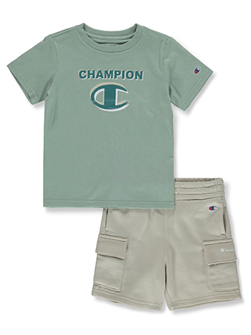 Champion Boys' 2-Piece Shorts Set Outfit - CookiesKids.com
