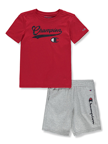 Champion Boys' 2-Piece Shorts Set Outfit - CookiesKids.com