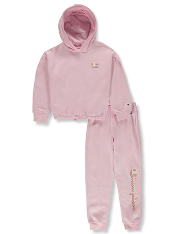 Champion Girls' 2-Piece Hoodie Joggers Set Outfit - CookiesKids.com